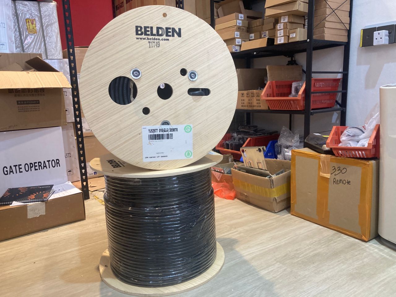 Belden Low-Voltage Cable Reel – Professional Signal Cable for CCTV, Ac ...