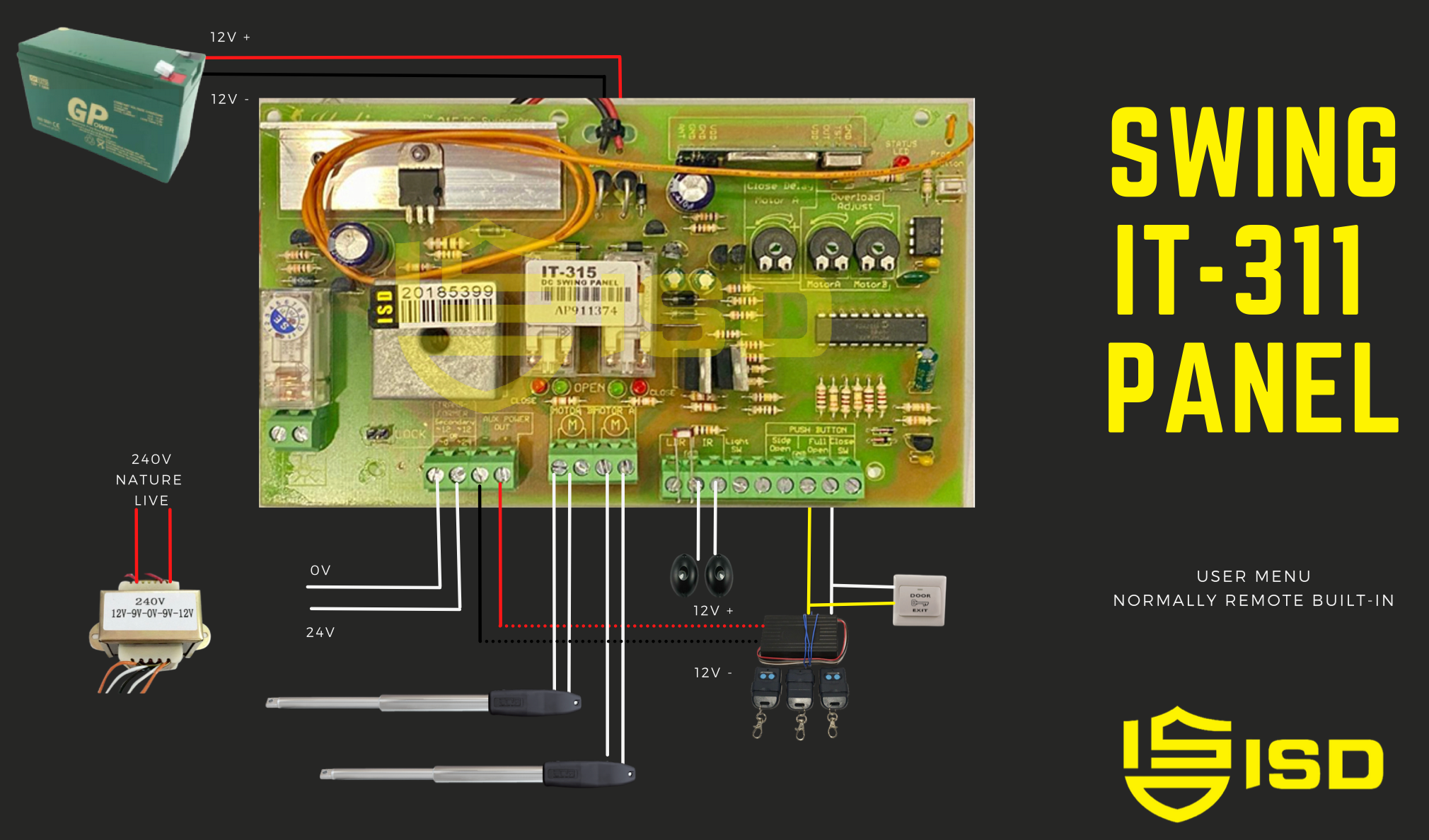 swing it-311 panel wire digram Connectivity connection – Hikvision ...