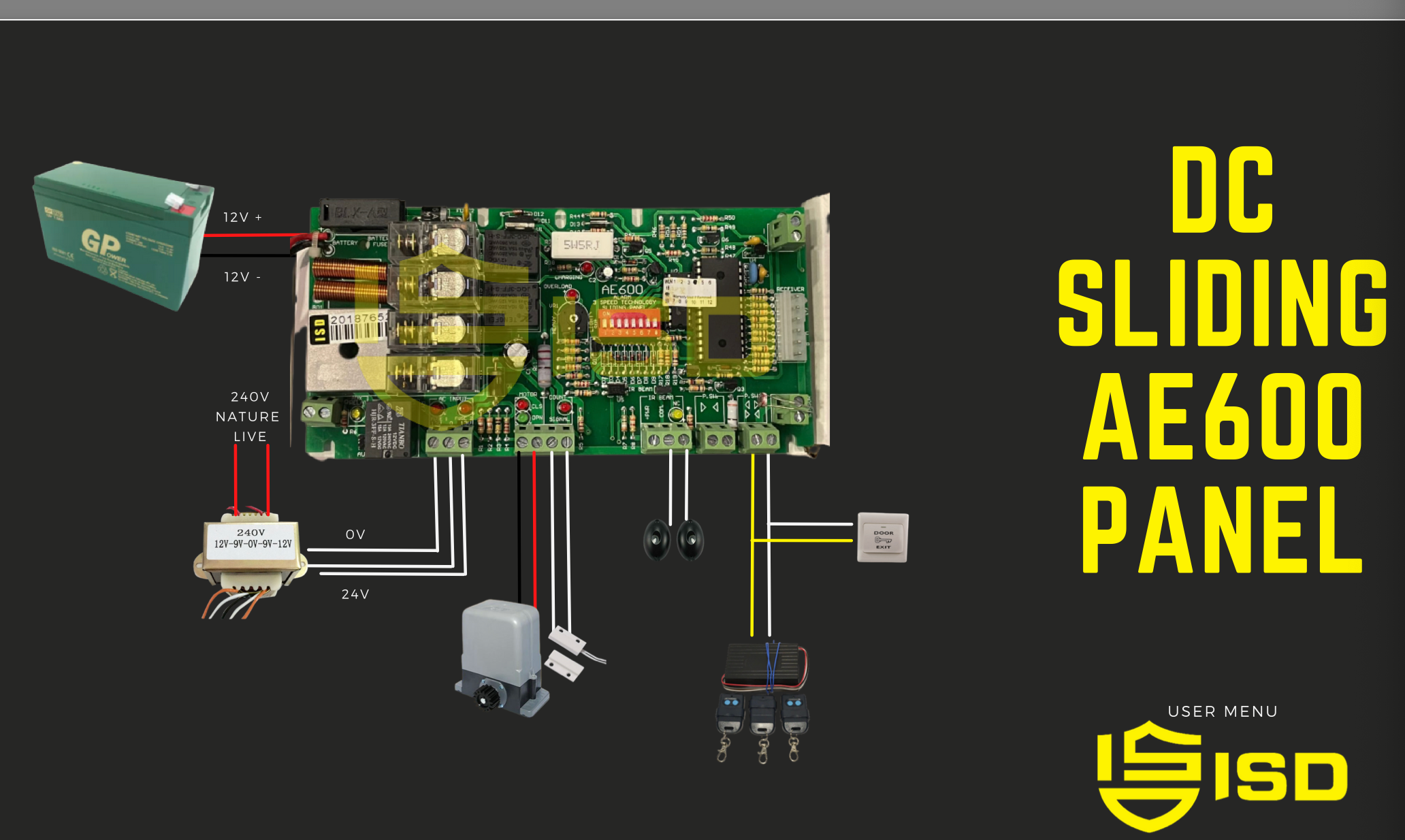 dc sliding ac600 panel wire digram Connectivity connection – Hikvision ...