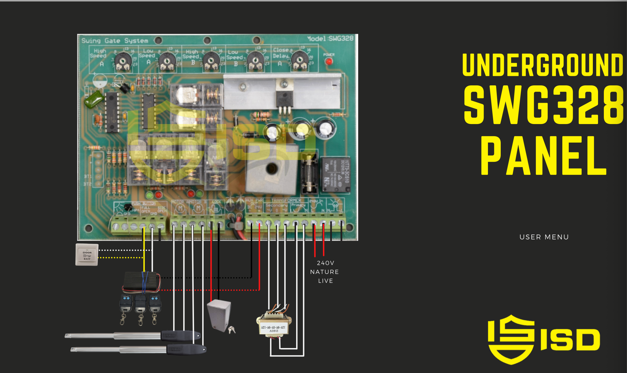 underground swg328 panel wireline digram connectivity – Hikvision ...