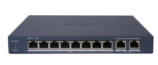 DS-3E1309P-EI/M 8 Port Fast Ethernet Smart POE Switch