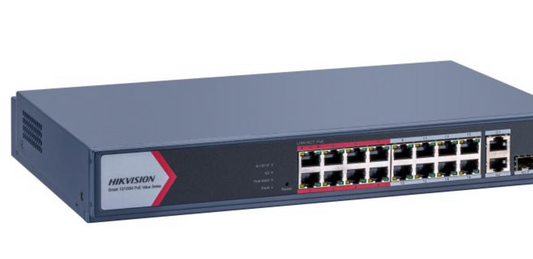 DS-3E1318P-EI/M 16 Port Fast Ethernet Smart POE Switch