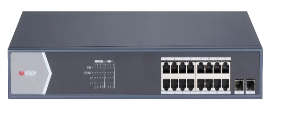 DS-3E0518P-E/M 16 Port Gigabit Unmanaged PoE Switch