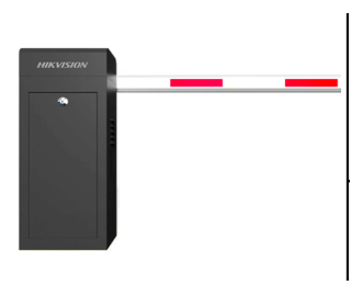 DS-TMG4B0-LA(6m) 4B Series Straight-Arm AC Barrier Gate, 6m