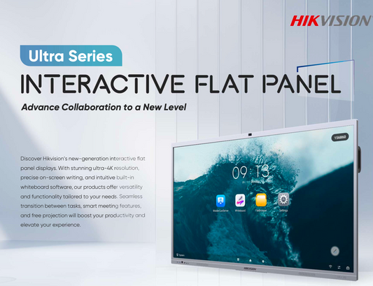 HIKVISION INTERACRIVE DLAT PANEL DS-D5C65RB/A Ultra Series 55INC