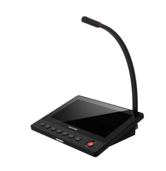 DS-QAZ1MP7G1    7-inch paging microphone