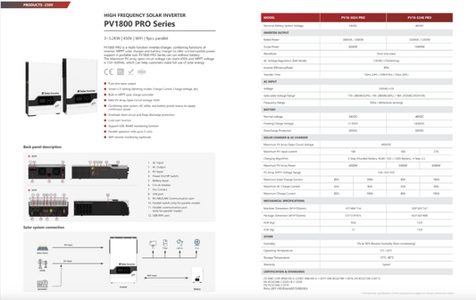 3K 5k invertor solar